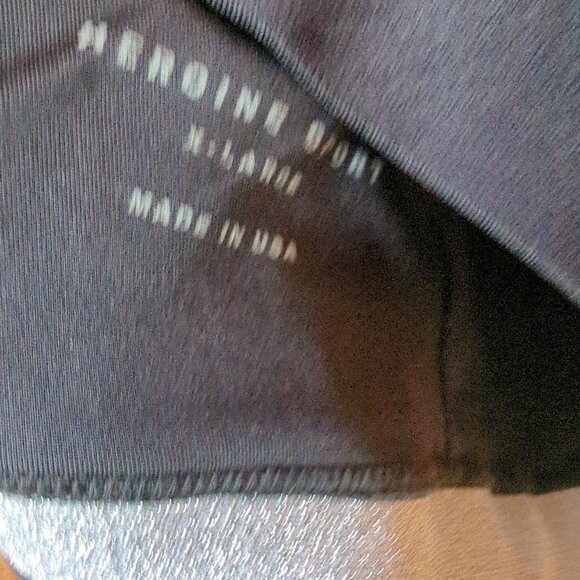 Heroine Sport black open back sports bra XL high front crop - Picture 3 of 3